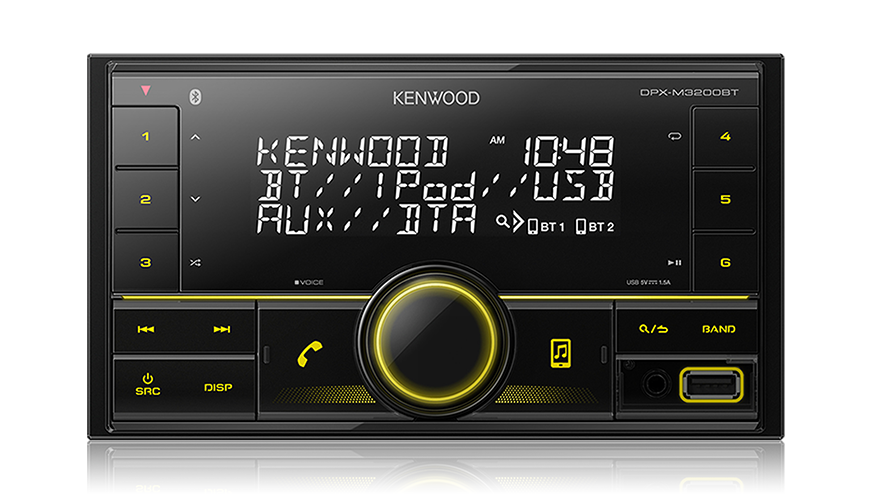 Kenwood DPX-M3200BT Dual Din USB / Digital Media Receiver