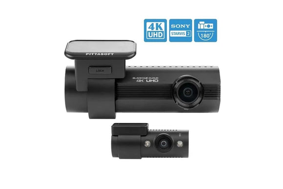 BlackVue DR970X-2CH IR Plus 256 GB Dual Channel Dash Cam with 4K UHD Front + Full HD Interior Dash Camera