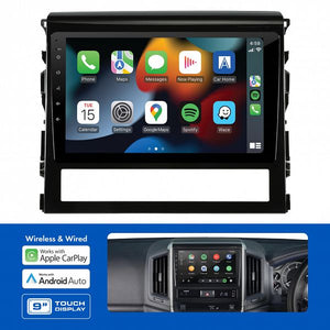 AMATO26: 9" MULTIMEDIA RECEIVER TO SUIT TOYOTA LANDCRUISER 200 SERIES (2016-2021)