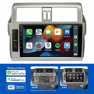 AMATO36: 10" MULTIMEDIA RECEIVER TO SUIT TOYOTA PRADO (2013-2017)