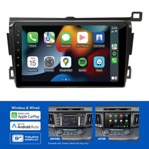 AMATO5: 9" MULTIMEDIA RECEIVER TO SUIT TOYOTA RAV4 (2013-2017) - NON-AMPLIFIED