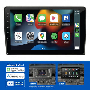 AMAVW2: 10" MULTIMEDIA RECEIVER TO SUIT VOLKSWAGEN VARIOUS MODELS (2006-2015)