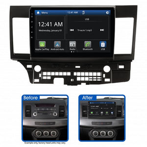 AMMB4: 10" MULTIMEDIA RECEIVER TO SUIT MITSUBISHI LANCER (2007-2010) - NON-AMPLIFIED