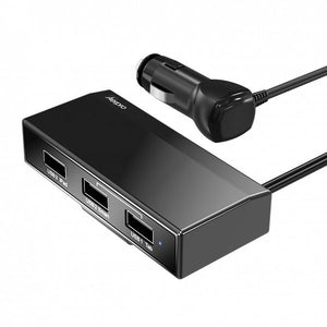 APCC320: 4.5A THREE PORT USB IN-CAR CHARGER WITH 1.0M CABLE