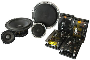 Vibe BLACKAIR 63C-V6B - 6.5" 3-Way 390Watt Component Speakers