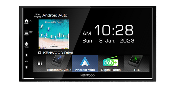 Kenwood DMX7522DABS Digital Media Receiver with 6.8