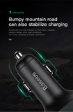 Baseus Dual USB Car Charger with FM Transmitter